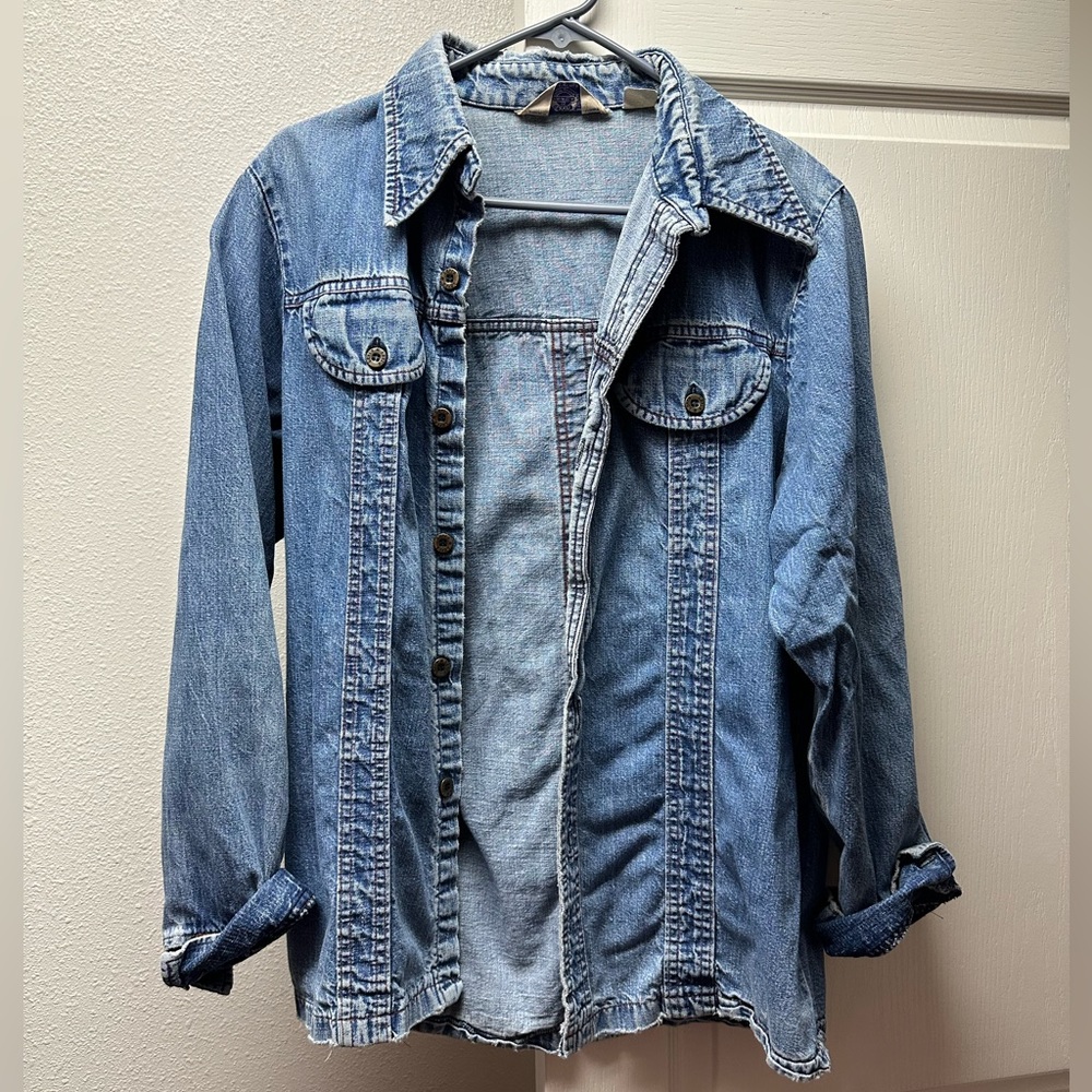 VINTAGE Levi's orange tab denim shirt